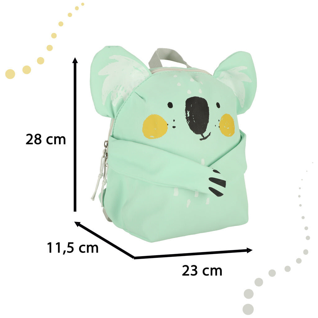 Lastentarhareppu KidsPro Koala, vihreä hinta ja tiedot | Urheilukassit ja reput | hobbyhall.fi