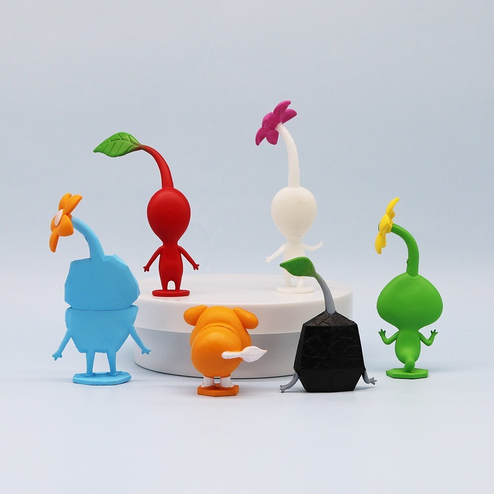 12 kpl/setti Animepeli PIKMIN Figuuri Kapteeni Olimar PIKMIN PVC Toimintafiguuri Collection Malli Nukkelelut Lapsille Joululahjat hinta ja tiedot | Pehmolelut | hobbyhall.fi