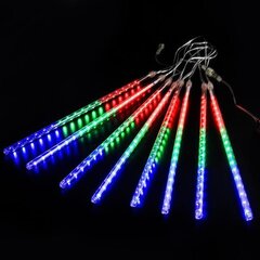 Led meteorit, 50cm, 8 kpl, monivärinen hinta ja tiedot | Jouluvalot | hobbyhall.fi