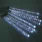 Led meteorit, 50cm, 8 kpl, kylmä valkoinen hinta ja tiedot | Jouluvalot | hobbyhall.fi