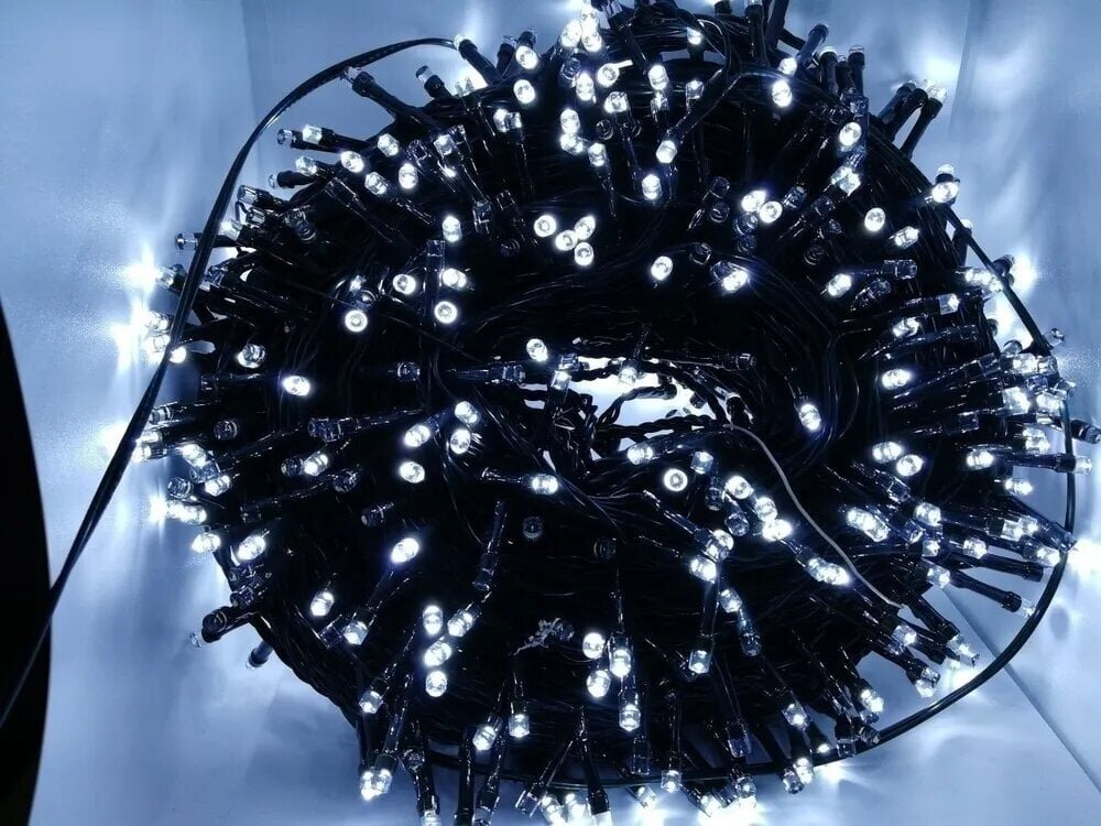 300 LED ulkoseppele salamatoiminnolla, kylmä valkoinen väri hinta ja tiedot | Jouluvalot | hobbyhall.fi