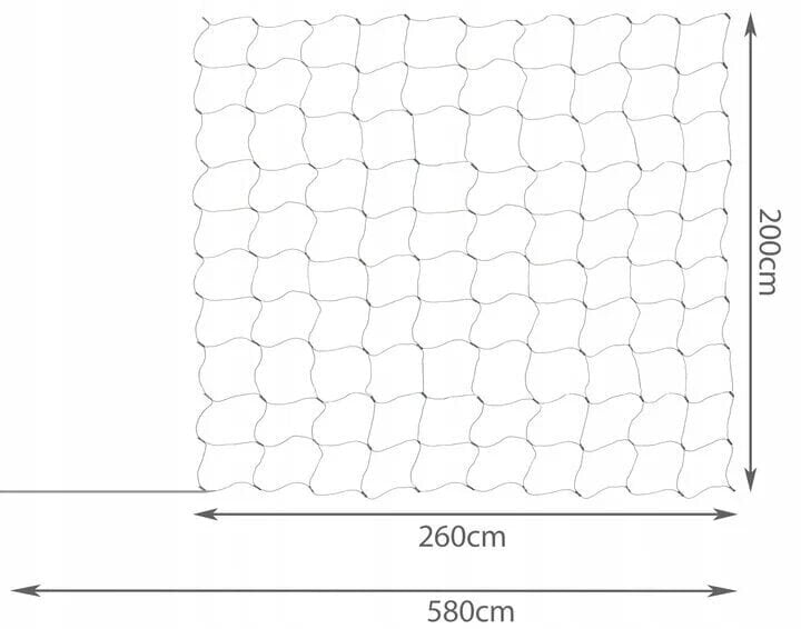 Verho - verkko, 160LED, lämmin valkoinen hinta ja tiedot | Jouluvalot | hobbyhall.fi