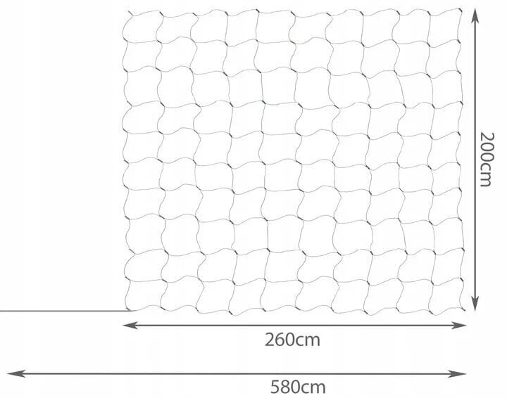 Verho - verkko, 160LED, kylmä valkoinen hinta ja tiedot | Jouluvalot | hobbyhall.fi