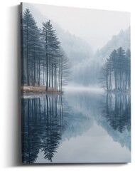 Taulu Mysterious Lake, vertical hinta ja tiedot | Taulut | hobbyhall.fi