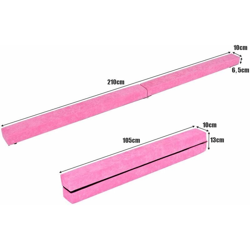 Woosien 2.1M Taitettava Tasapainopalkki, Voimistelupalkki Liukumattomilla Pehmusteilla, Valmistettu Pehmeästä Flanellista, Voimisteluharjoittelu Lapsille Ja Aikuisille, Tilaa Säästävä hinta ja tiedot | Tasapainotyynyt ja -laudat | hobbyhall.fi