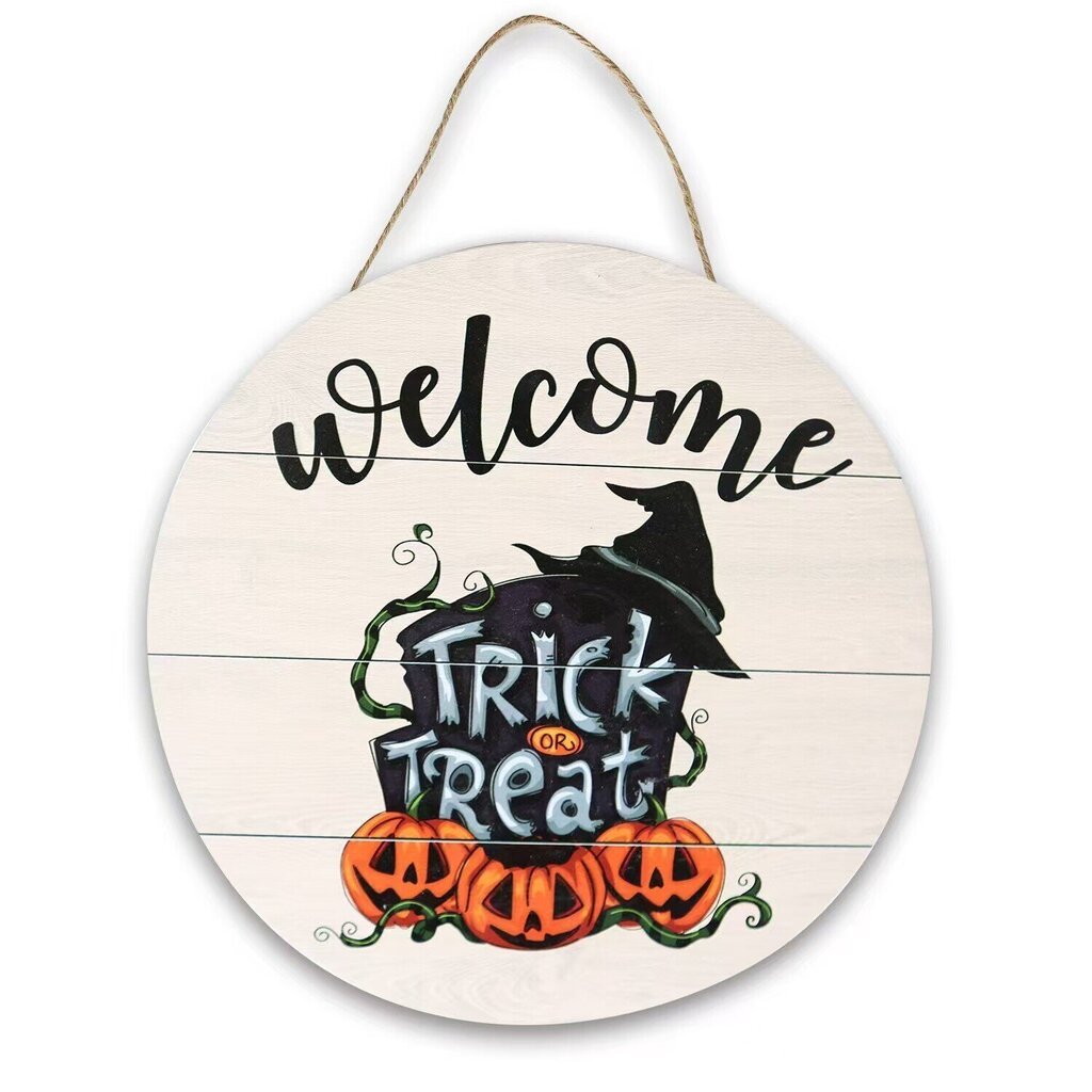 Ovikoriste Halloween Trick or treat hinta ja tiedot | Juhlakoristeet | hobbyhall.fi