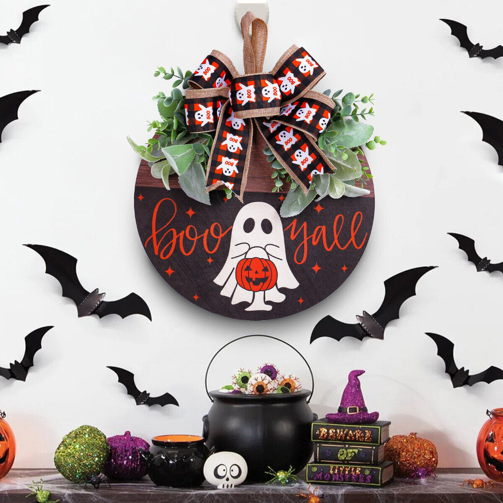 Ovikoriste Halloween kummitus hinta ja tiedot | Juhlakoristeet | hobbyhall.fi