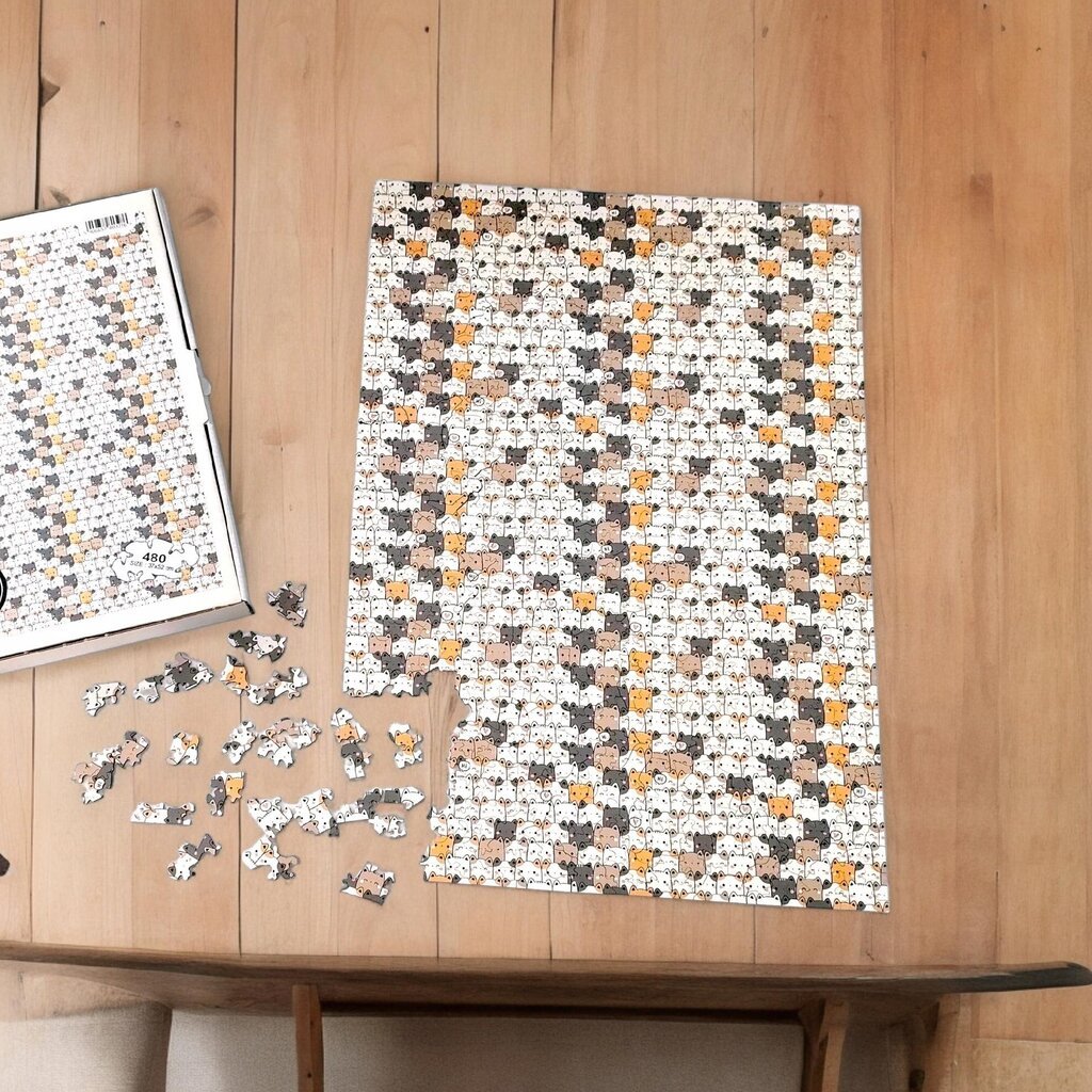 IMPOSSIBLE CATS PUZZLE 480 ELEMENTS puinen palapeli hinta ja tiedot | Palapelit | hobbyhall.fi