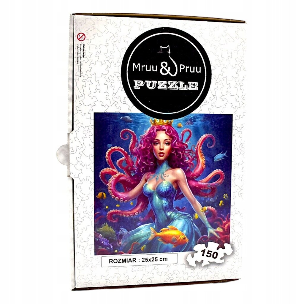 Puzzle Woman Mruu&amp;Pruu lonkerot 25 x 25 cm 150 palaa Puinen palapeli hinta ja tiedot | Palapelit | hobbyhall.fi