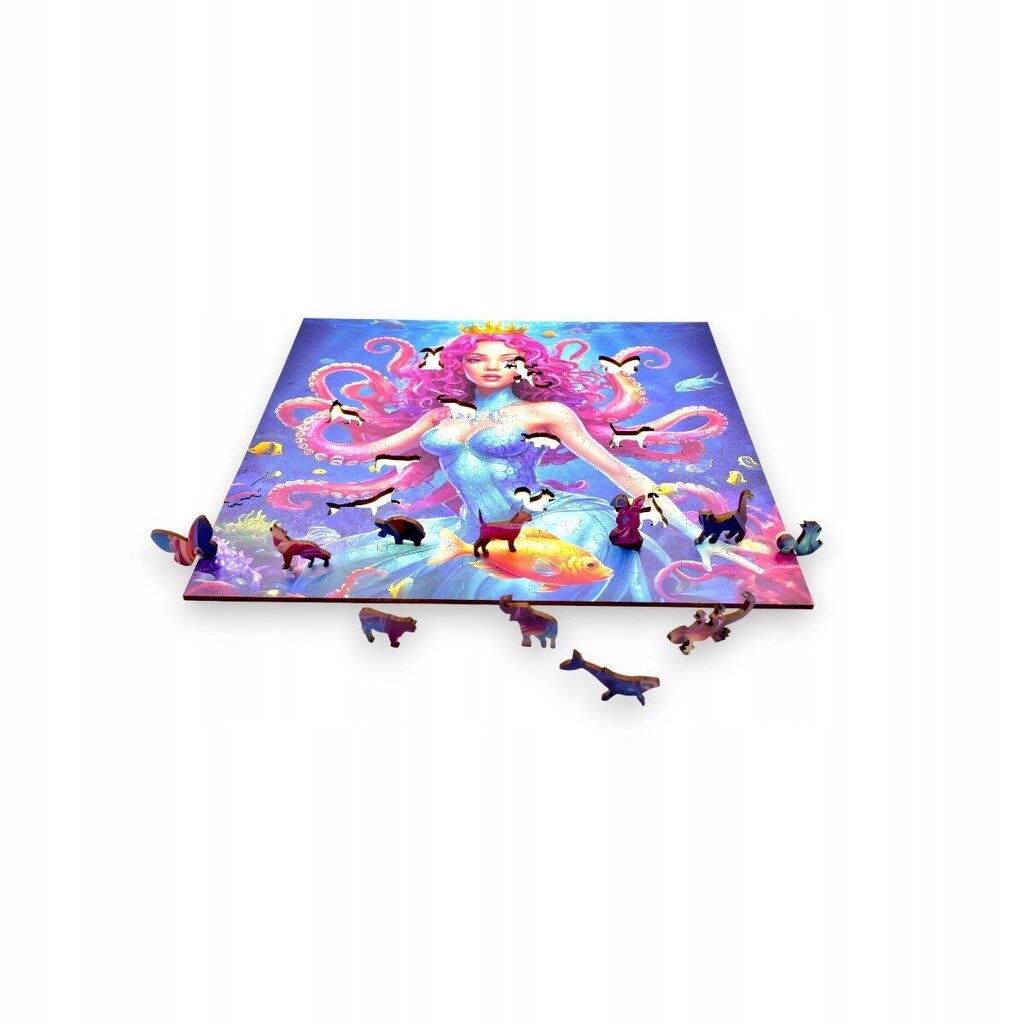 Puzzle Woman Mruu&amp;Pruu lonkerot 25 x 25 cm 150 palaa Puinen palapeli hinta ja tiedot | Palapelit | hobbyhall.fi