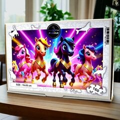 Puzzle Pony 160 palaa Puinen palapeli Mruu&amp;Pruu hinta ja tiedot | Palapelit | hobbyhall.fi