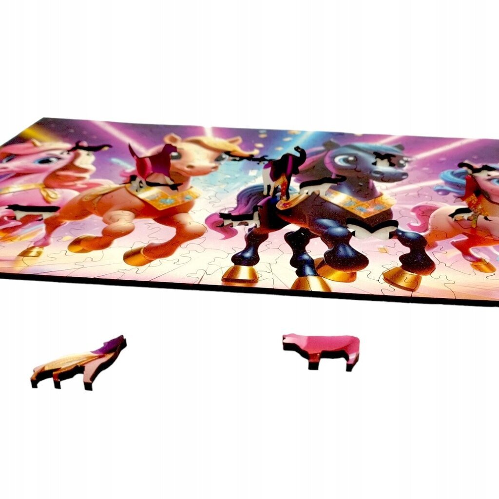 Puzzle Pony 160 palaa Puinen palapeli Mruu&amp;Pruu hinta ja tiedot | Palapelit | hobbyhall.fi