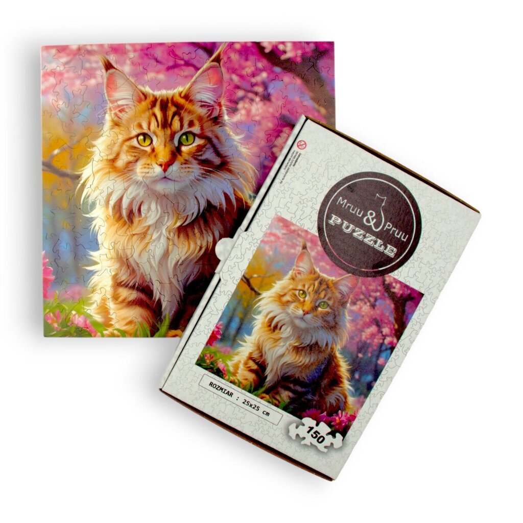 Palapeli Mruu&amp;Pruu 25 x 25 cm CAT 150 palaa Puinen palapeli hinta ja tiedot | Palapelit | hobbyhall.fi