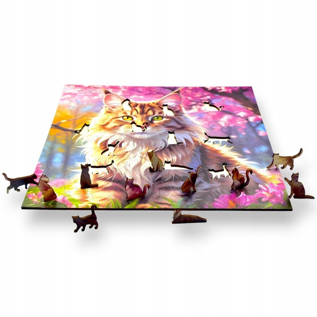 Palapeli Mruu&amp;Pruu 25 x 25 cm CAT 150 palaa Puinen palapeli hinta ja tiedot | Palapelit | hobbyhall.fi