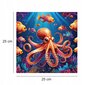 Palapeli Octopus Mruu&amp;Pruu 25 x 25 cm 150 palaa Puinen palapeli hinta ja tiedot | Palapelit | hobbyhall.fi