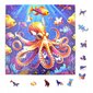 Palapeli Octopus Mruu&amp;Pruu 25 x 25 cm 150 palaa Puinen palapeli hinta ja tiedot | Palapelit | hobbyhall.fi