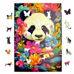 Puzzle Panda Mruu&amp;Pruu 20 x 28 cm 160 palaa Puinen palapeli hinta ja tiedot | Palapelit | hobbyhall.fi