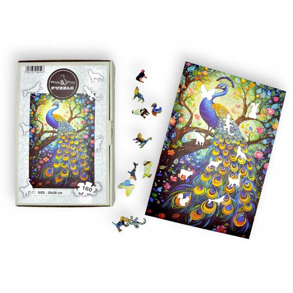 Puzzle Paw Mruu&amp;Pruu 20 x 28 cm 160 palaa Puupalapeli hinta ja tiedot | Palapelit | hobbyhall.fi