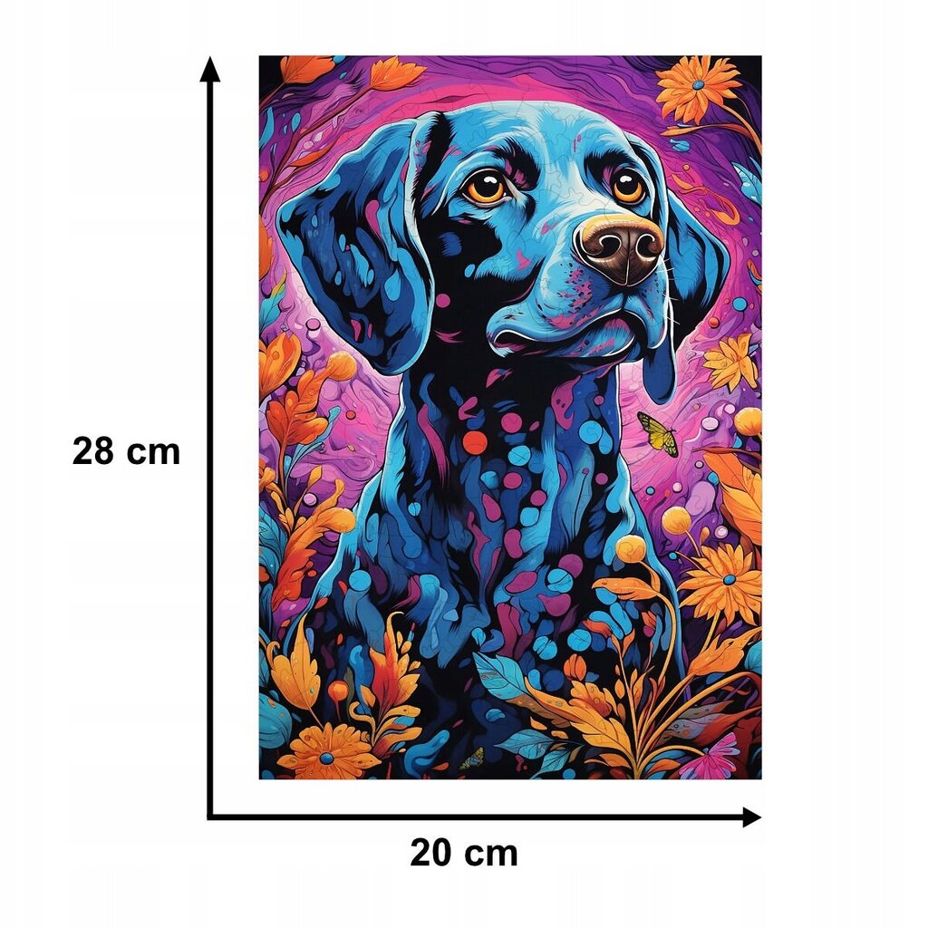 Palapeli labradorinnoutaja Mruu&amp;Pruu 20 x 28 cm 160 palaa Puinen palapeli hinta ja tiedot | Palapelit | hobbyhall.fi