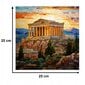 Puzzle Acropolis Mruu&amp;Pruu 25 x 25 cm 150 palaa Puinen palapeli hinta ja tiedot | Palapelit | hobbyhall.fi