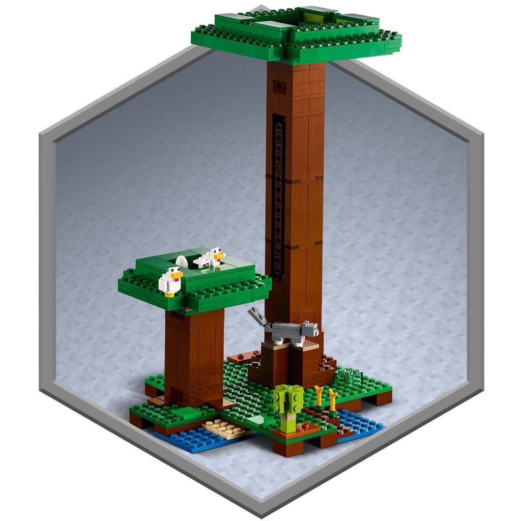 21174 LEGO® Minecraft moderni puumaja hinta ja tiedot | LEGOT ja rakennuslelut | hobbyhall.fi