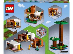 21174 LEGO® Minecraft moderni puumaja hinta ja tiedot | LEGOT ja rakennuslelut | hobbyhall.fi