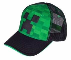 Lippalakki nokalla Minecraft Creeper 58 cm. hinta ja tiedot | Poikien hatut, huivit ja käsineet | hobbyhall.fi