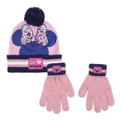 Minnie Mouse hattu ja hanskat, pinkki hinta ja tiedot | Tyttöjen hatut, huivit ja käsineet | hobbyhall.fi