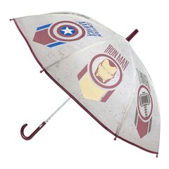 Automaattinen sateenvarjo the avengers, harmaa, 81 cm. hinta ja tiedot | Lasten asusteet | hobbyhall.fi