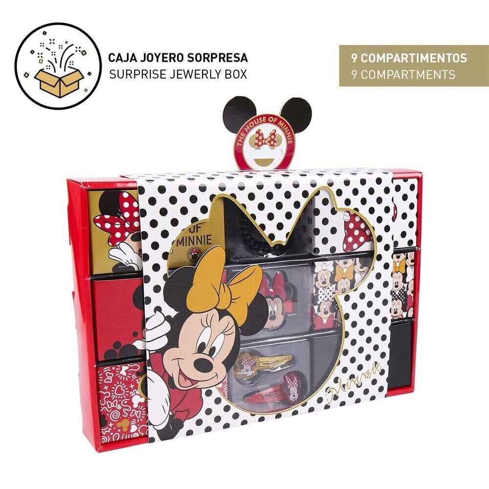 Hiustarvikesarja Minnie Mouse (12 kpl) hinta ja tiedot | Lasten asusteet | hobbyhall.fi