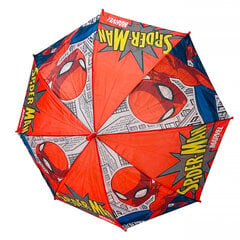 Sateenvarjo lapsille Marvel Spider Man Red SM13758/RED hinta ja tiedot | Lasten asusteet | hobbyhall.fi