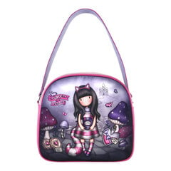 Gorjuss käsilaukku Cheshire Cat, violetti, 30 x 28,5 x 11,5 cm hinta ja tiedot | Lasten asusteet | hobbyhall.fi