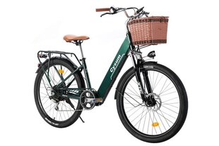 Sähköpyörä Cysum CityRun, 26", 250W, 10Ah, vihreä hinta ja tiedot | Sähköpyörät | hobbyhall.fi