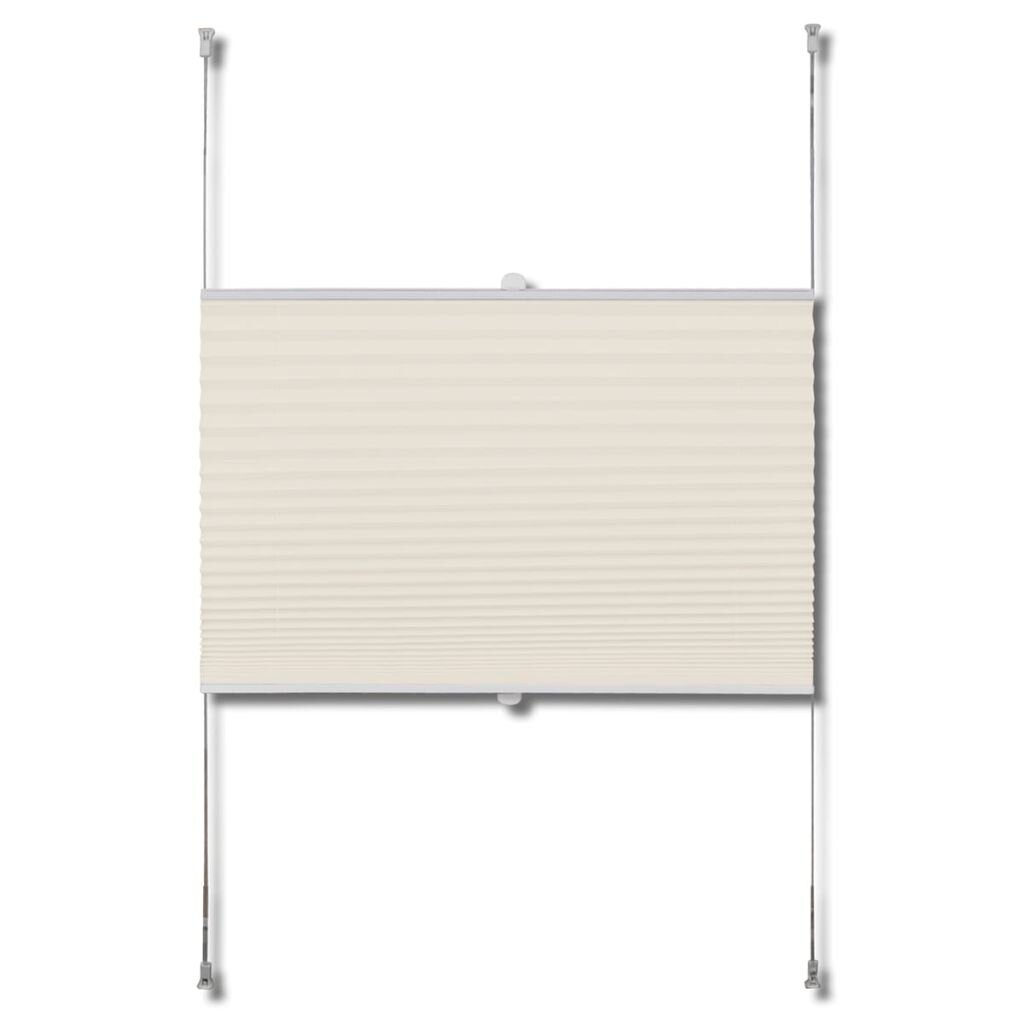 Plisse Kaihdin 40x125cm Kermanvärinen hinta ja tiedot | Kaihtimet | hobbyhall.fi