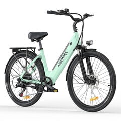 Sähköpyörä HillMiles MileCity 26”,vihreä hinta ja tiedot | Sähköpyörät | hobbyhall.fi