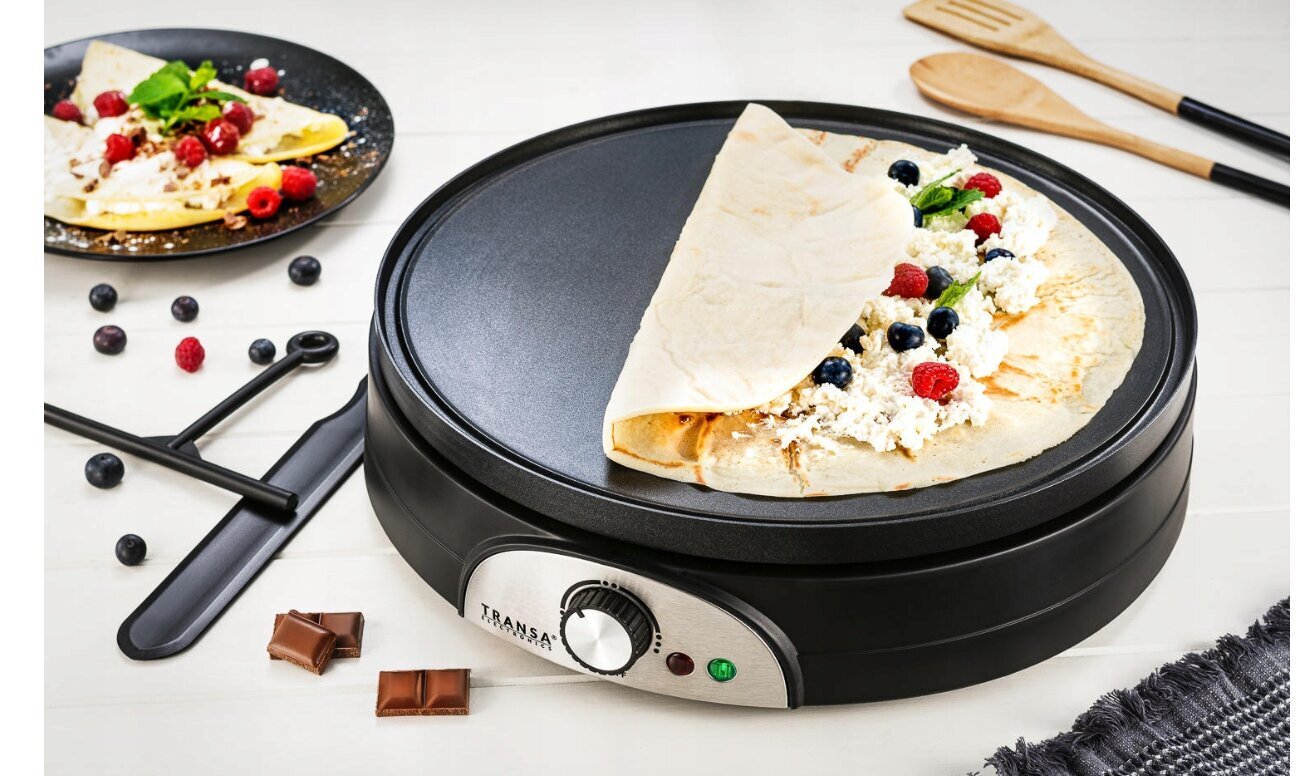 Kaksipuolinen pannukakkuvuoka 2in1 DualPancake XXXL 1500W hinta ja tiedot | Vohveliraudat | hobbyhall.fi