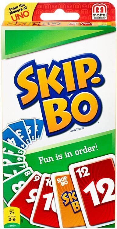 Korttipelit Mattel Skip Bo, DE hinta ja tiedot | Lautapelit ja älypelit | hobbyhall.fi