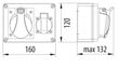 Jakelukeskus R-BOX 150 2x230V - B.1601 hinta ja tiedot | Kytkimet ja pistorasiat | hobbyhall.fi