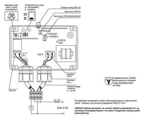 Yksikanavainen radioverkkokytkin RWS-211J/N hinta ja tiedot | Porttiautomatiikka | hobbyhall.fi