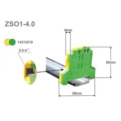 Kierteellinen turvakiskokytkin ZSO1-4.0 hinta ja tiedot | Käsityökalut | hobbyhall.fi