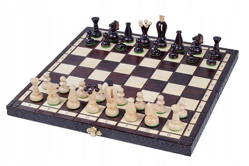 Perinteinen puinen shakki Sunrise Chess & Games Royal Chess Medium, 35 x 35 cm hinta ja tiedot | Lautapelit ja älypelit | hobbyhall.fi