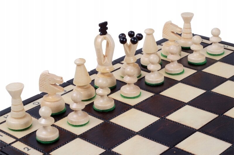 Perinteinen puinen shakki Sunrise Chess & Games Royal Chess Medium, 35 x 35 cm hinta ja tiedot | Lautapelit ja älypelit | hobbyhall.fi