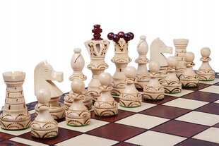 Suuri puinen shakki Sunrise Chess & Games Ambasador New Line, 55 x 55 cm hinta ja tiedot | Lautapelit ja älypelit | hobbyhall.fi