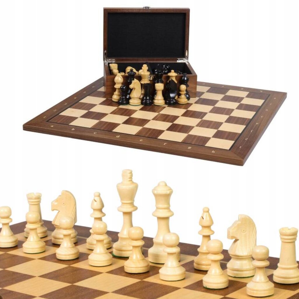 Ammattimainen turnausshakkisarja Sunrise Chess & Games 40 x 40 cm hinta ja tiedot | Lautapelit ja älypelit | hobbyhall.fi