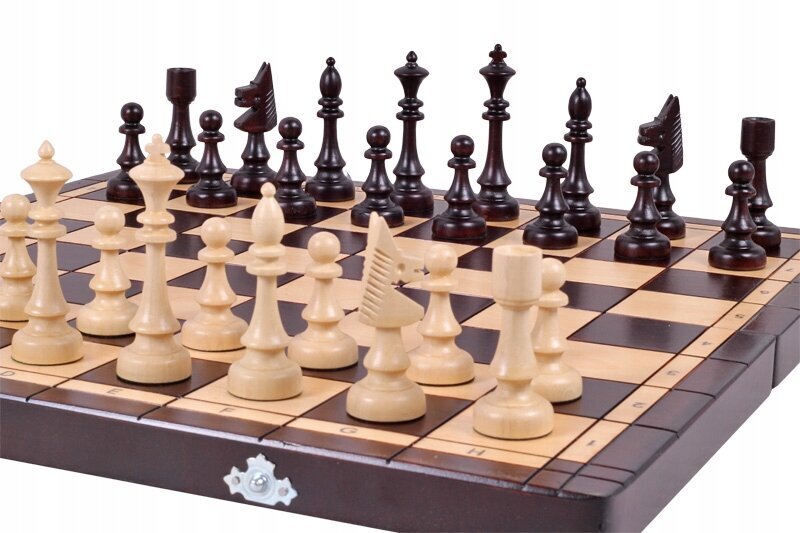 Puinen shakki Sunrise Chess & Games Club Shakki, 48×48 cm hinta ja tiedot | Lautapelit ja älypelit | hobbyhall.fi