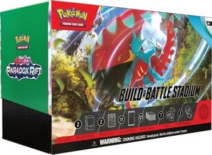 Korttien lisäys Pokemon TCG Scarlet & Violet 4 Paradox Rift Build & Battle Stadium, FI hinta ja tiedot | Lautapelit ja älypelit | hobbyhall.fi