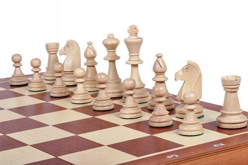 Puinen turnausshakki Sunrise Chess & Games, 54 x 54 cm hinta ja tiedot | Lautapelit ja älypelit | hobbyhall.fi