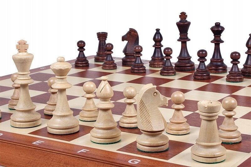 Puinen turnausshakki Sunrise Chess & Games, 54 x 54 cm hinta ja tiedot | Lautapelit ja älypelit | hobbyhall.fi