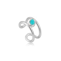 Ania Haie Ear Cuff -korvakoru Tidal Turquoise hinta ja tiedot | Korvakorut | hobbyhall.fi