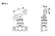 MPO-3 rajakytkin vivulla ja rullalla hinta ja tiedot | Turvajärjestelmien ohjaimet | hobbyhall.fi